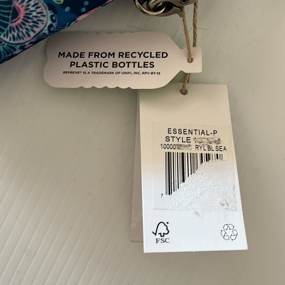 NWT Sakroots Corin Flap Smartphone Royal Blue Seascape Crossbody Wristlet - Picture 11 of 15